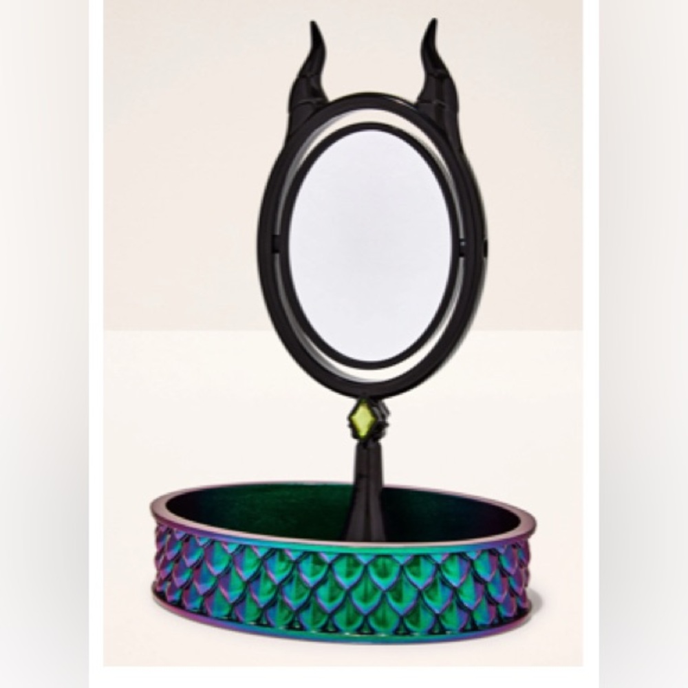 Bath & Body works malificent vanity tray with mirror & Iridescent Base